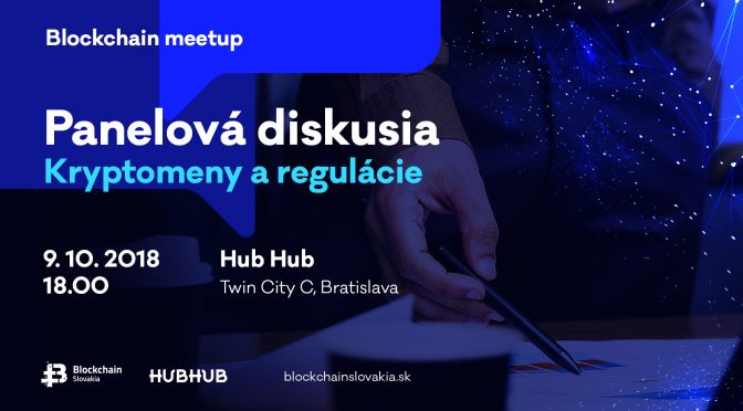 BlockchainSlovakia Blockchain Meetup: Kryptomeny a regulácie