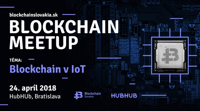 BlockchainSlovakia Blockchain v IoT