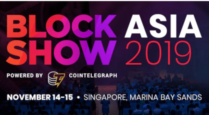BlockchainSlovakia BLOCKSHOW Asia 2019